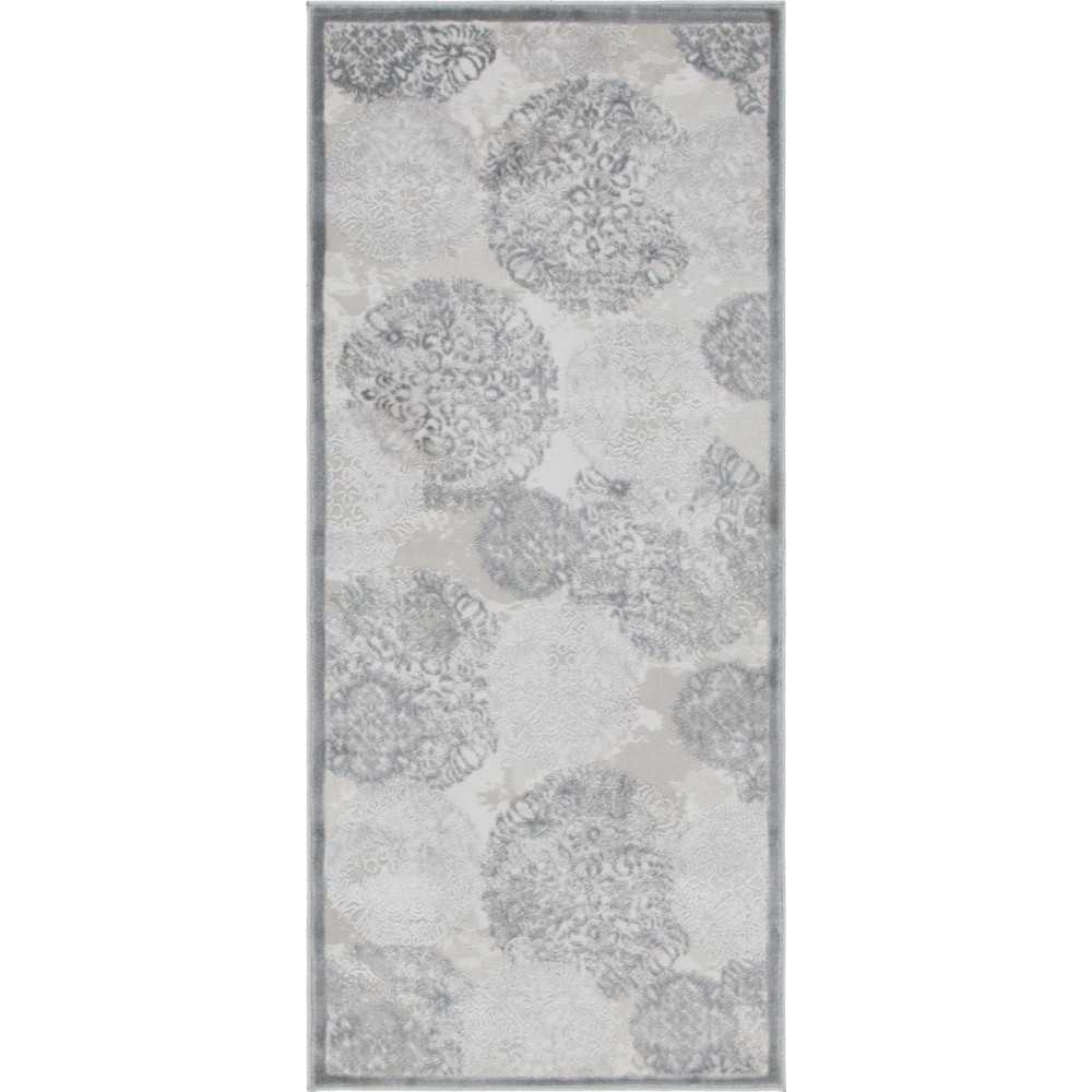 Rug Unique Loom Aberdeen Gray Runner 2' 7 x 6' 0 Rug Unique Loom Aberdeen Gray Runner 2' 7 x 6' 0