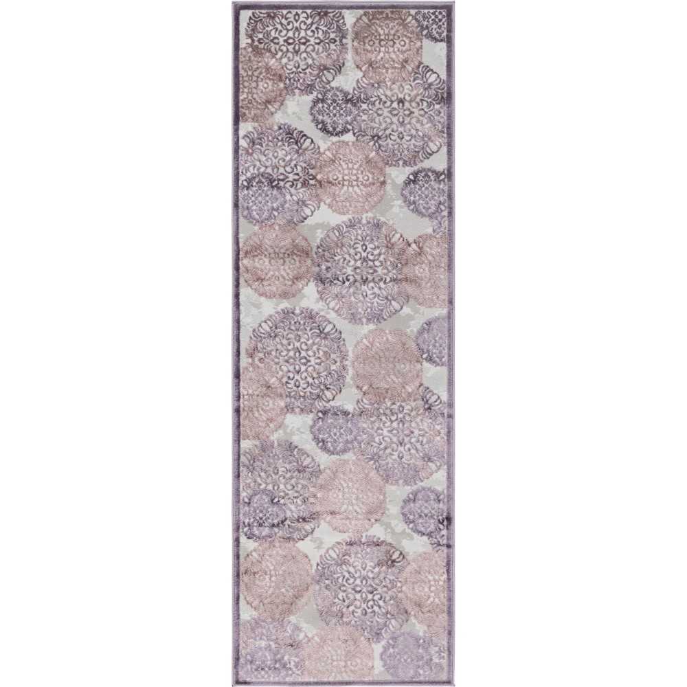Rug Unique Loom Aberdeen Violet Runner 2' 7 x 8' 2 Rug Unique Loom Aberdeen Violet Runner 2' 7 x 8' 2