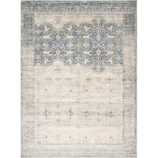 Rug Unique Loom Asheville Gray Rectangular 9' 0 x 12' 0