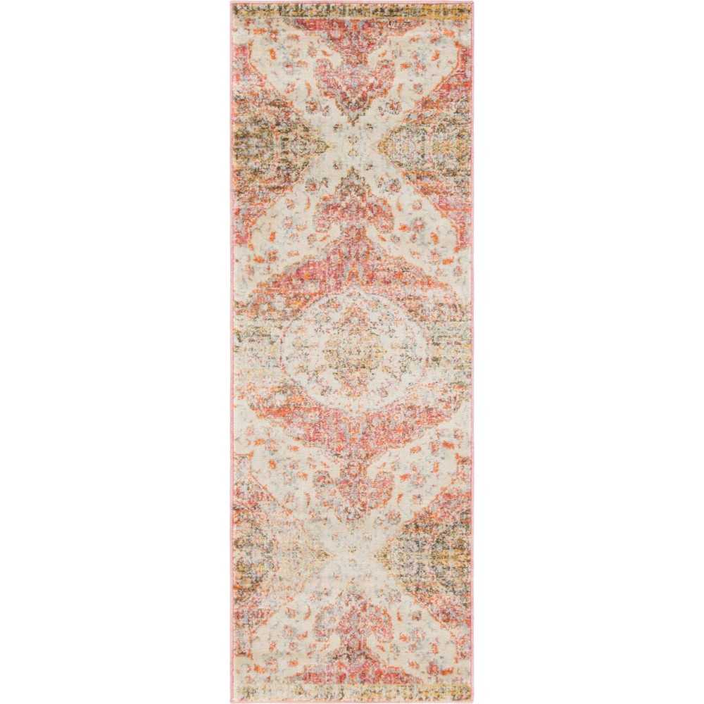 Rug Unique Loom Asheville Multi Runner 2' 2 x 6' 0 Rug Unique Loom Asheville Multi Runner 2' 2 x 6' 0