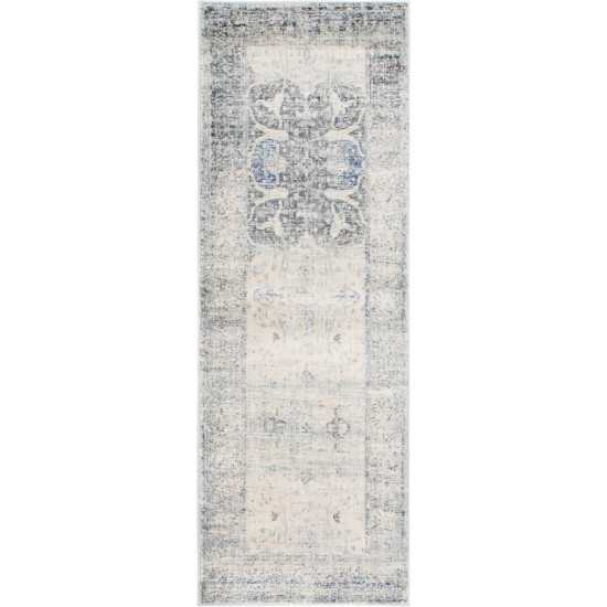 Rug Unique Loom Asheville Gray Runner 2' 2 x 6' 0