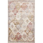 Rug Unique Loom Augustus Beige Rectangular 5' 0 x 8' 0