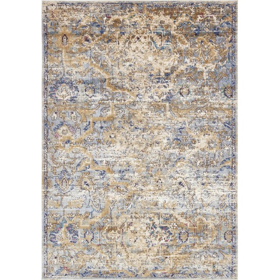 Rug Unique Loom Augustus Tan Rectangular 7' 0 x 10' 0