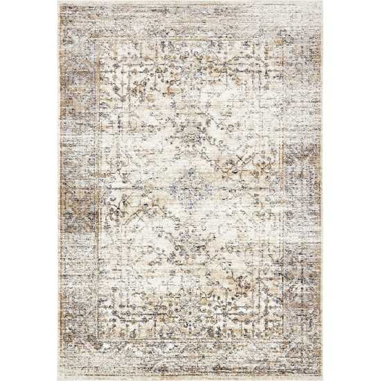 Rug Unique Loom Augustus Ivory Rectangular 7' 0 x 10' 0