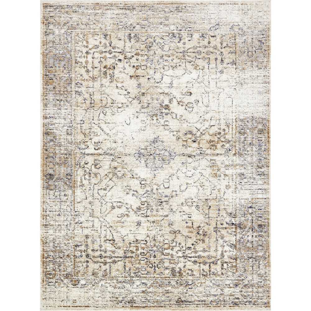 Rug Unique Loom Augustus Ivory Rectangular 9' 0 x 12' 0