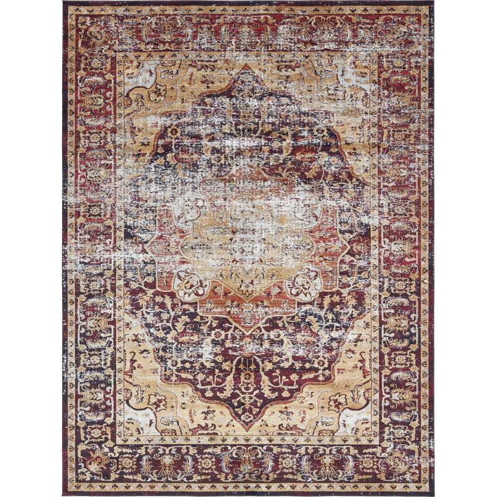 Rug Unique Loom Augustus Rust Red Rectangular 10' 6 x 16' 5 Rug Unique Loom Augustus Rust Red Rectangular 10' 6 x 16' 5