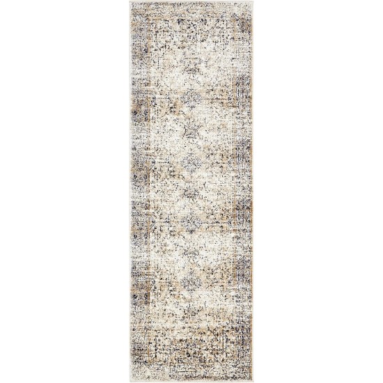 Rug Unique Loom Augustus Ivory Runner 2' 2 x 6' 7