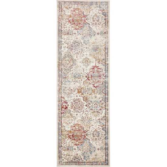 Rug Unique Loom Augustus Beige Runner 2' 2 x 6' 7