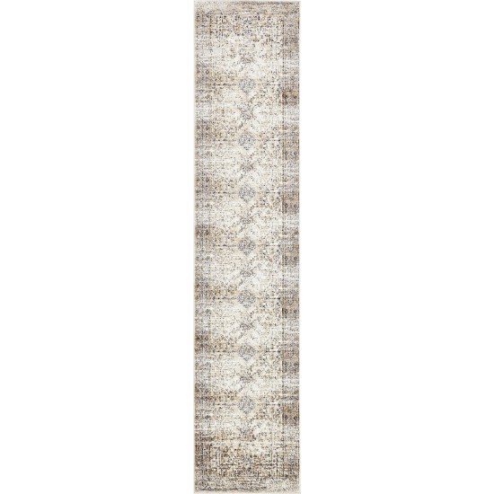 Rug Unique Loom Augustus Ivory Runner 2' 7 x 12' 2