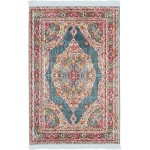 Rug Unique Loom Baracoa Turquoise Rectangular 2' 2 x 3' 0