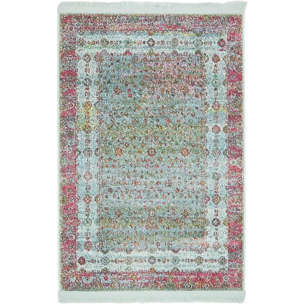 Rug Unique Loom Baracoa Blue Rectangular 2' 2 x 3' 0 Rug Unique Loom Baracoa Blue Rectangular 2' 2 x 3' 0