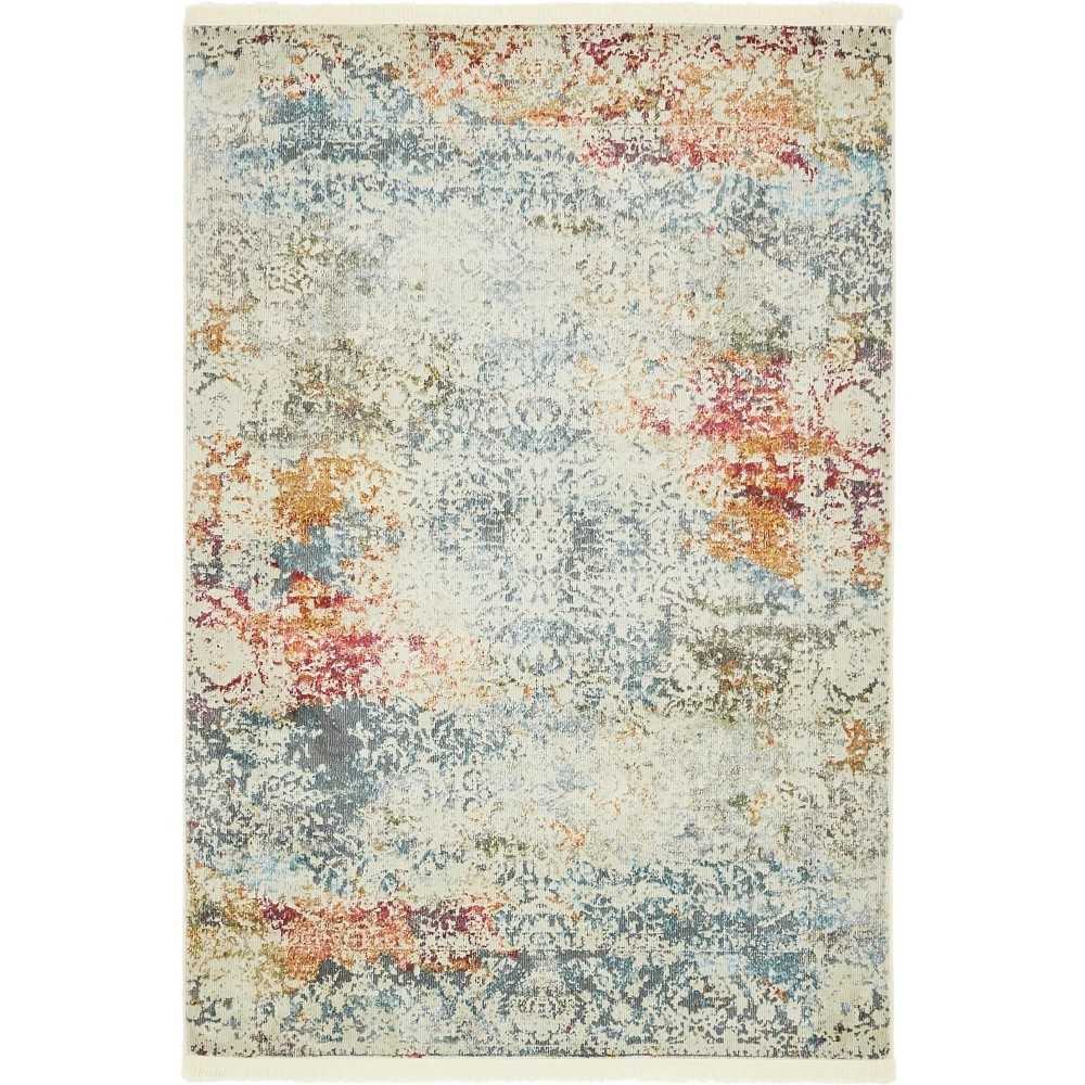 Rug Unique Loom Baracoa Ivory Rectangular 4' 3 x 6' 0 Rug Unique Loom Baracoa Ivory Rectangular 4' 3 x 6' 0