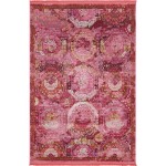 Rug Unique Loom Baracoa Pink Rectangular 4' 3 x 6' 0