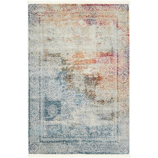 Rug Unique Loom Baracoa Multi Rectangular 4' 3 x 6' 0