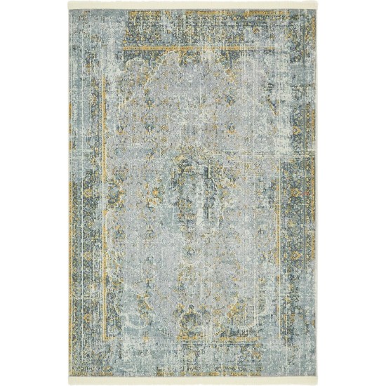 Rug Unique Loom Baracoa Gray Rectangular 4' 3 x 6' 0