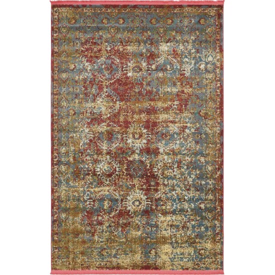 Rug Unique Loom Baracoa Blue Rectangular 5' 5 x 8' 0