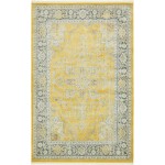 Rug Unique Loom Baracoa Yellow Rectangular 5' 5 x 8' 0