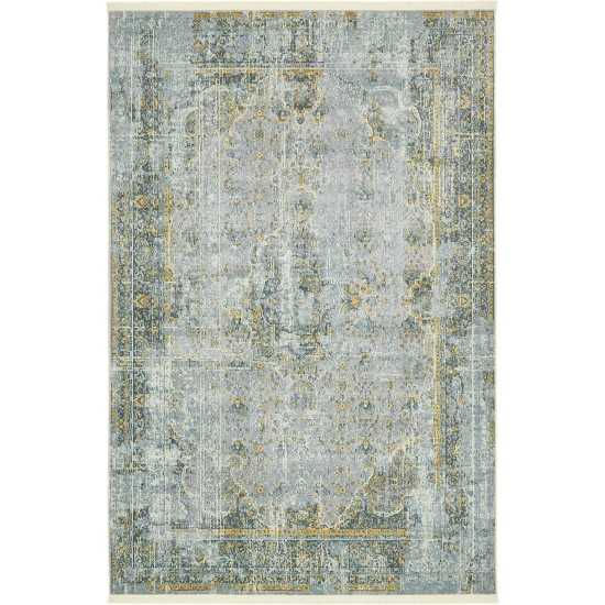 Rug Unique Loom Baracoa Gray Rectangular 5' 5 x 8' 0