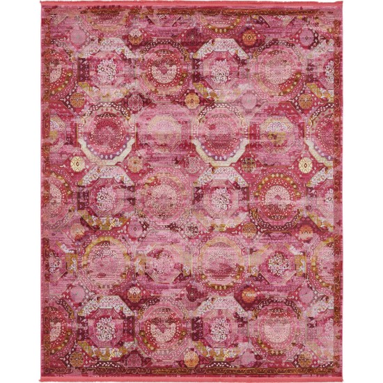 Rug Unique Loom Baracoa Pink Rectangular 8' 4 x 10' 0