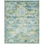 Rug Unique Loom Baracoa Light Blue Rectangular 8' 4 x 10' 0