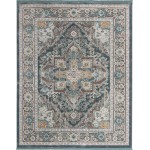 Rug Unique Loom Baracoa Blue Rectangular 8' 4 x 10' 0