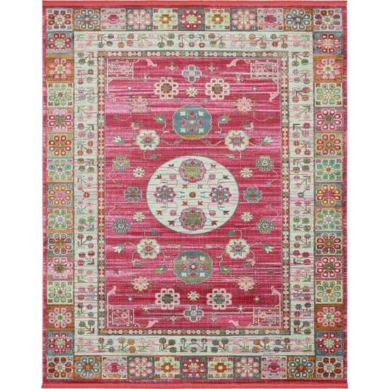 Rug Unique Loom Baracoa Pink Rectangular 8' 4 x 10' 0