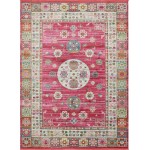 Rug Unique Loom Baracoa Pink Rectangular 10' 0 x 13' 0