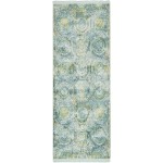 Rug Unique Loom Baracoa Light Blue Runner 2' 2 x 6' 0