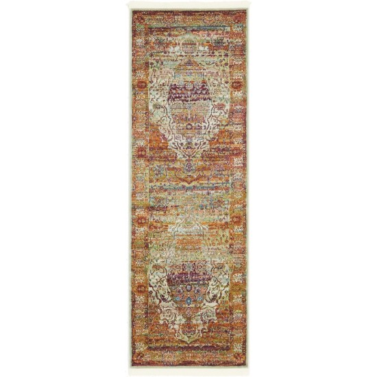 Rug Unique Loom Baracoa Ivory Runner 2' 2 x 6' 0