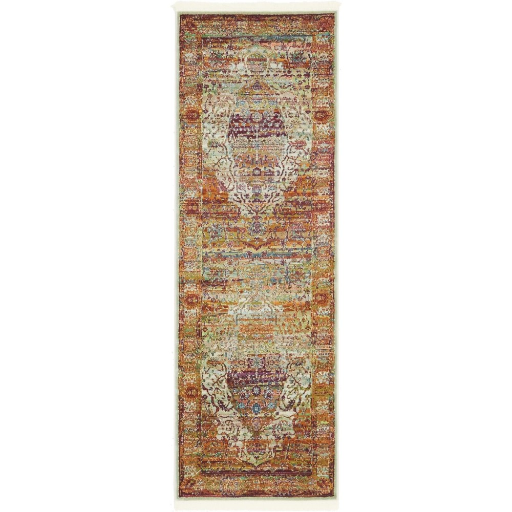 Rug Unique Loom Baracoa Ivory Runner 2' 2 x 6' 0