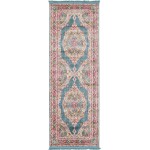Rug Unique Loom Baracoa Turquoise Runner 2' 2 x 6' 0