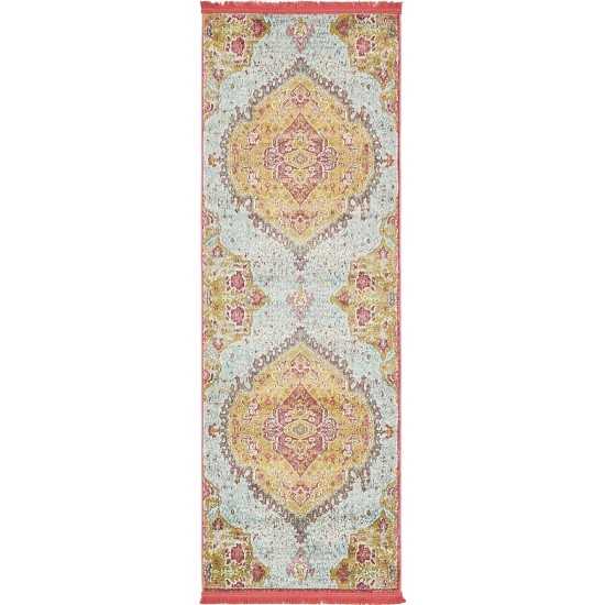 Rug Unique Loom Baracoa Gold Runner 2' 2 x 6' 0