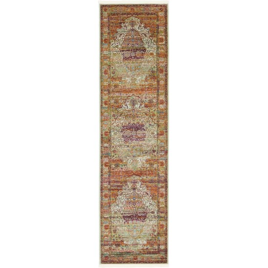 Rug Unique Loom Baracoa Ivory Runner 2' 7 x 10' 0