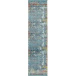 Rug Unique Loom Baracoa Teal Runner 2' 7 x 10' 0