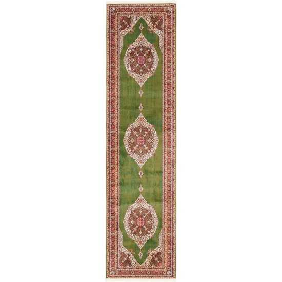 Rug Unique Loom Baracoa Green Runner 2' 7 x 10' 0