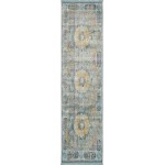 Rug Unique Loom Baracoa Blue Runner 2' 7 x 10' 0