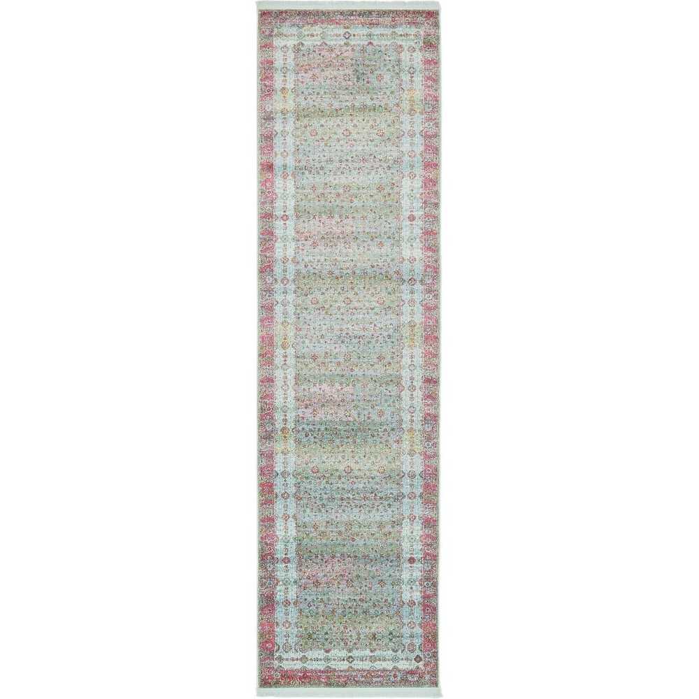 Rug Unique Loom Baracoa Blue Runner 2' 7 x 10' 0 Rug Unique Loom Baracoa Blue Runner 2' 7 x 10' 0