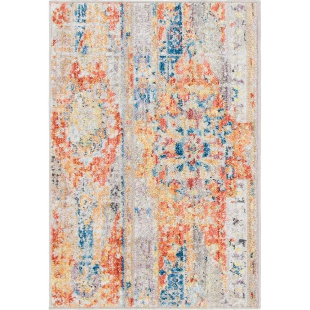 Rug Unique Loom Basilica Orange Rectangular 2' 2 x 3' 0 Rug Unique Loom Basilica Orange Rectangular 2' 2 x 3' 0