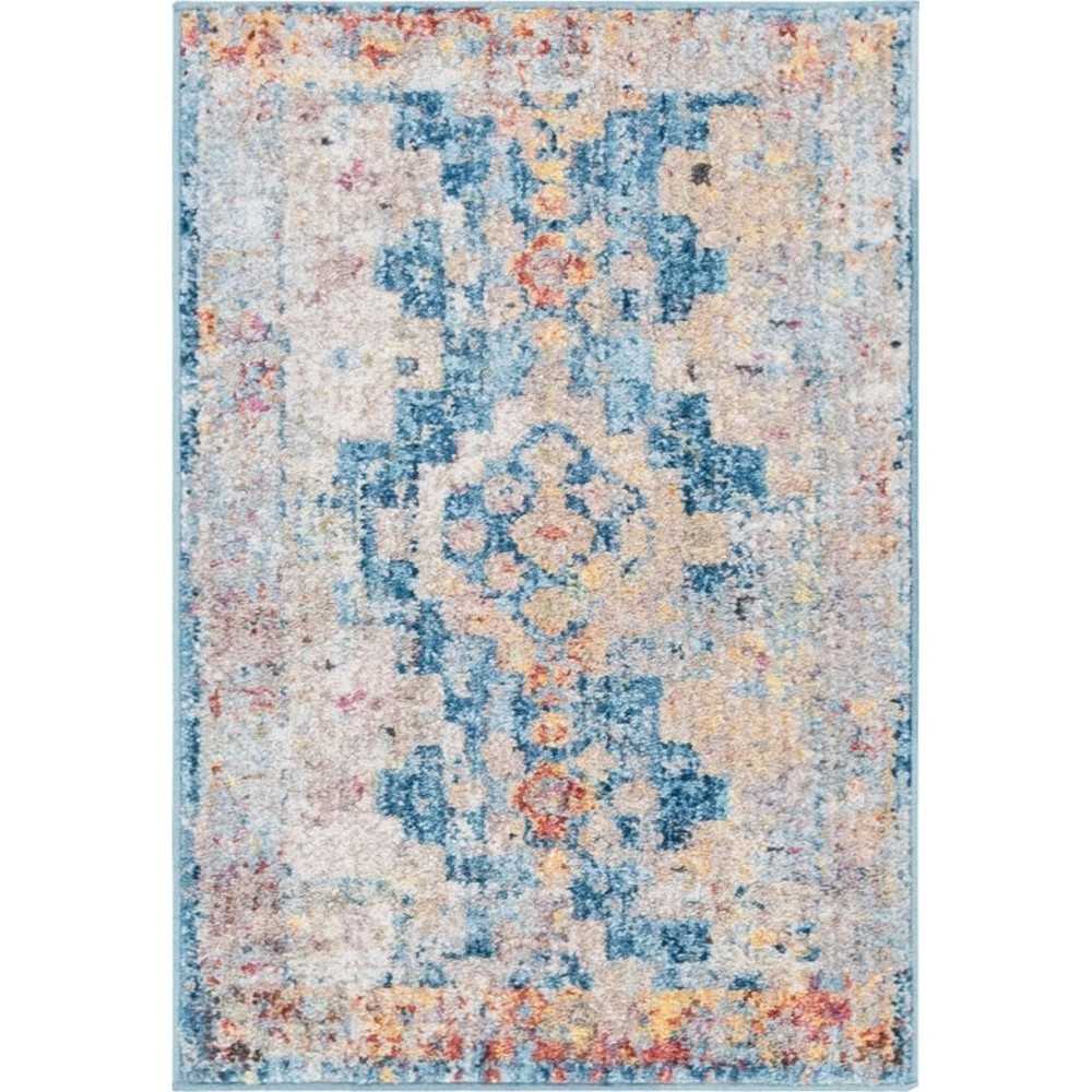 Rug Unique Loom Basilica Blue Rectangular 2' 2 x 3' 0