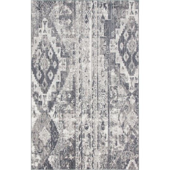 Rug Unique Loom Basilica Gray Rectangular 5' 0 x 8' 0