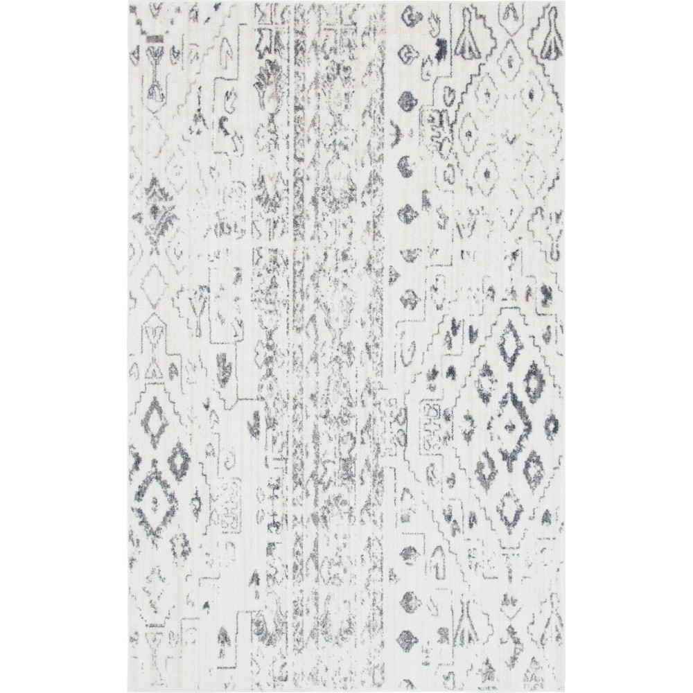 Rug Unique Loom Basilica Ivory Rectangular 5' 0 x 8' 0