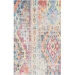 Rug Unique Loom Basilica Multi/Beige Rectangular 5' 0 x 8' 0