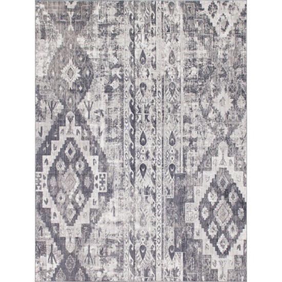 Rug Unique Loom Basilica Gray Rectangular 9' 0 x 12' 0