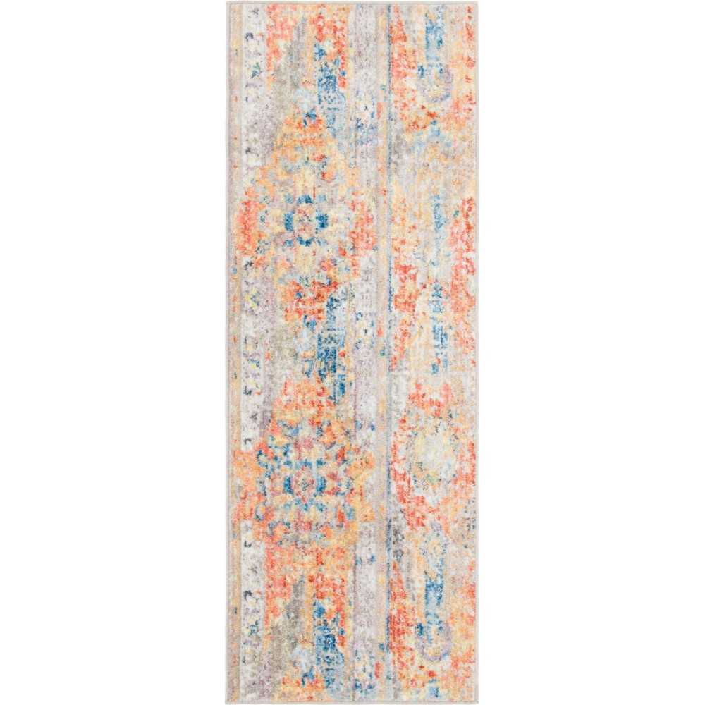 Rug Unique Loom Basilica Orange Runner 2' 2 x 6' 0 Rug Unique Loom Basilica Orange Runner 2' 2 x 6' 0