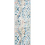 Rug Unique Loom Basilica Multi/Blue Runner 2' 2 x 6' 0