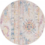 Rug Unique Loom Basilica Beige Round 8' 0 x 8' 0