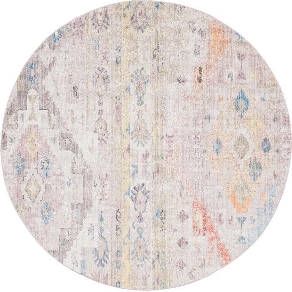 Rug Unique Loom Basilica Beige Round 8' 0 x 8' 0 Rug Unique Loom Basilica Beige Round 8' 0 x 8' 0