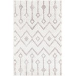 Rug Unique Loom Bohemian Trellis Pearl Rectangular 2' 0 x 3' 0