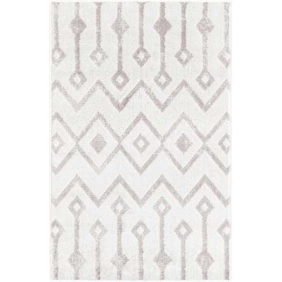 Rug Unique Loom Bohemian Trellis Pearl Rectangular 2' 0 x 3' 0