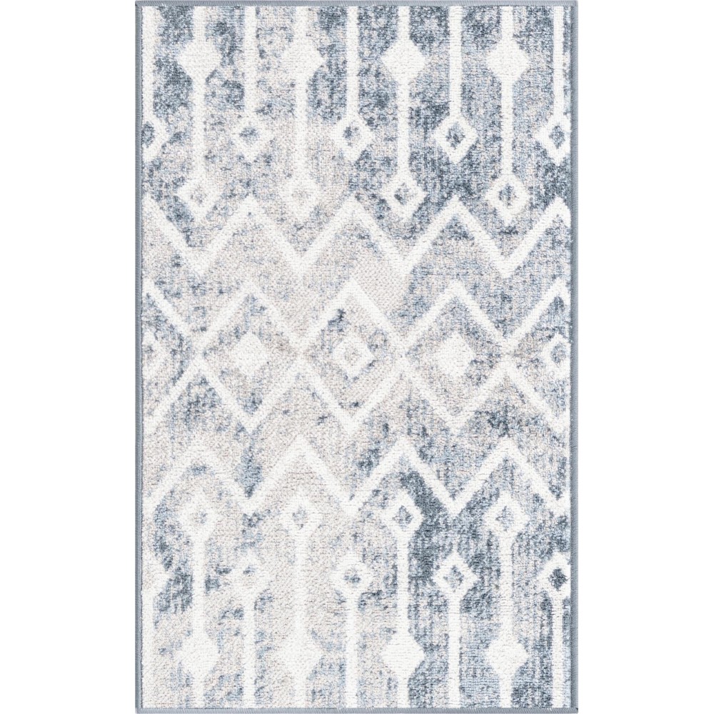 Rug Unique Loom Bohemian Trellis Blue Rectangular 2' 0 x 3' 0 Rug Unique Loom Bohemian Trellis Blue Rectangular 2' 0 x 3' 0